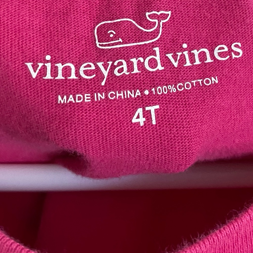 Vineyard Vines pink t-shirt for 4y/o